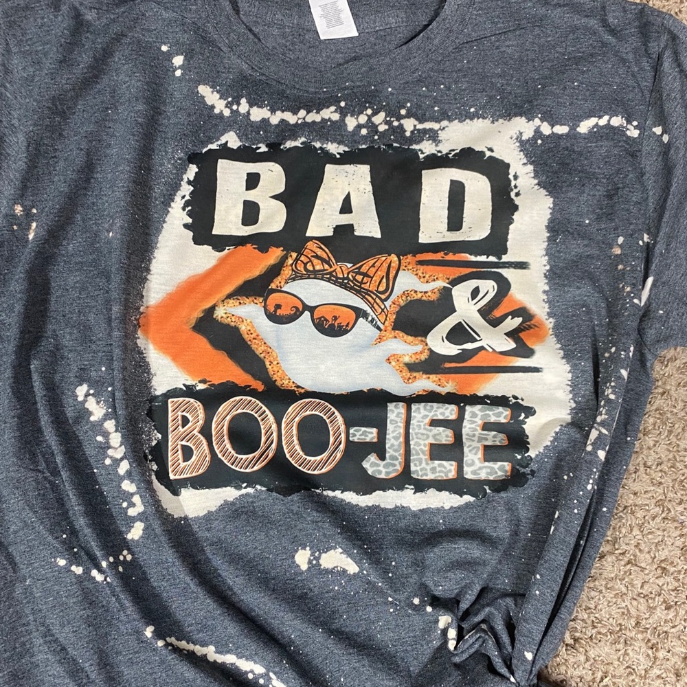Bad and BOO-JEE bleached shirt